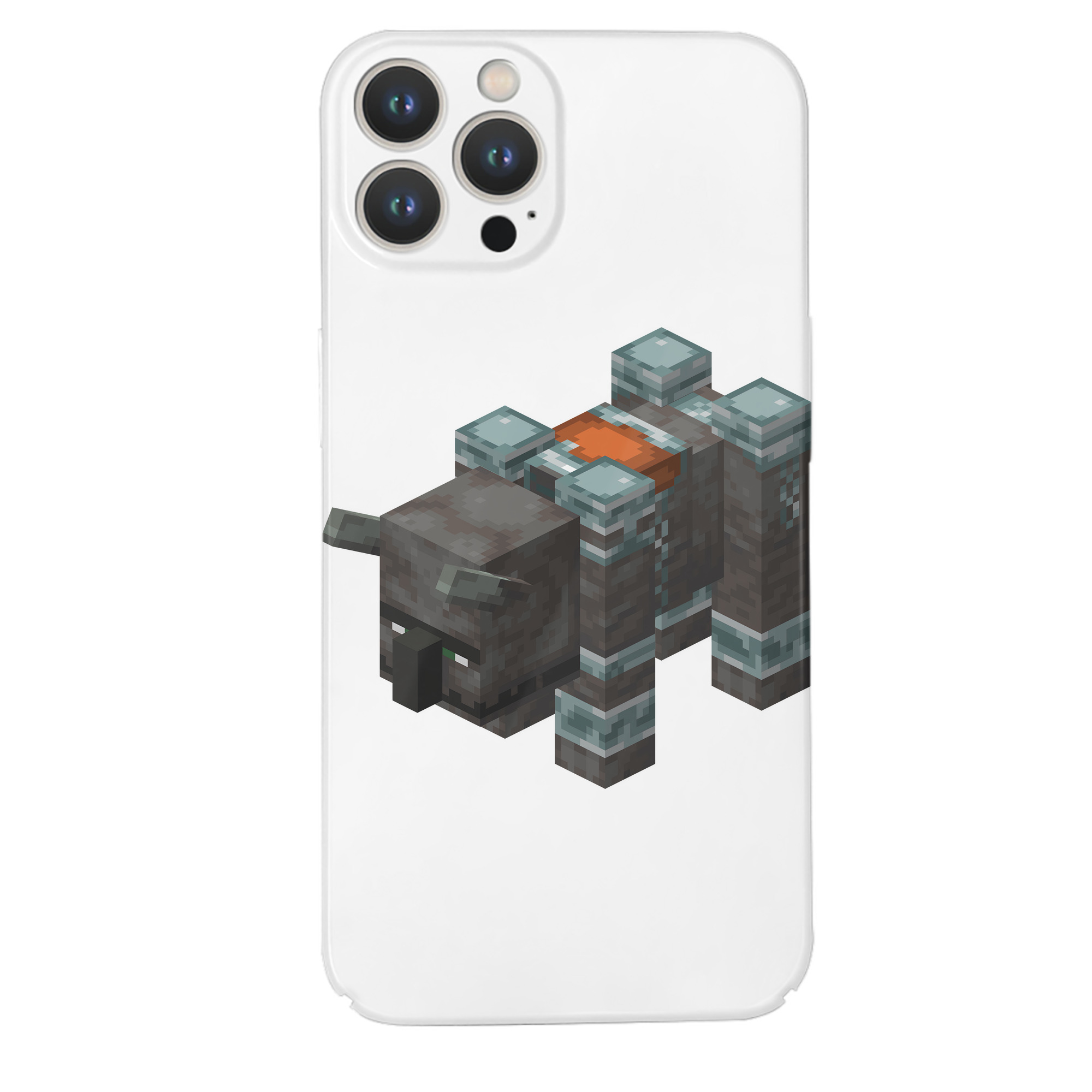 （画像用） マインクラフト ブロックの世界 Minecraft MC Block world 【iPhone 14シリーズ対応】ハードケース